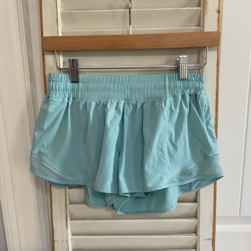 lululemon athletica Light Blue Athletic Shorts